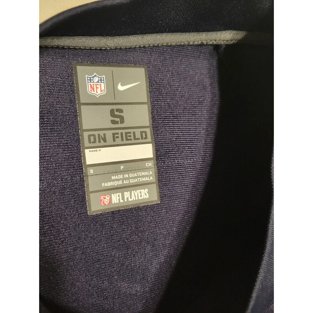 Chicago Bears Justin Fields #1 Nike NFL Football Jersey Navy Blue Men's Size S